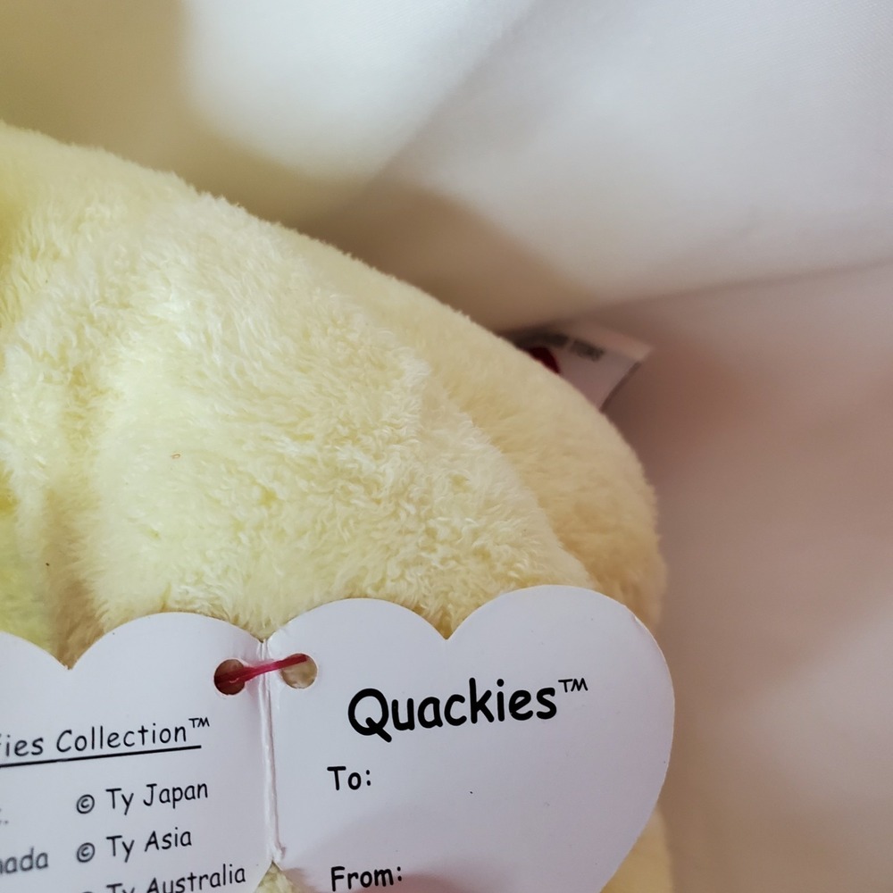 Ty Pluffies Easter Duck Chick‎ with Egg Quackies Plush 10" Stuffed Toy - Picture 5 of 6